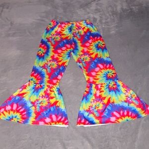 Girls Boutique Tye-Dye Bell Bottoms